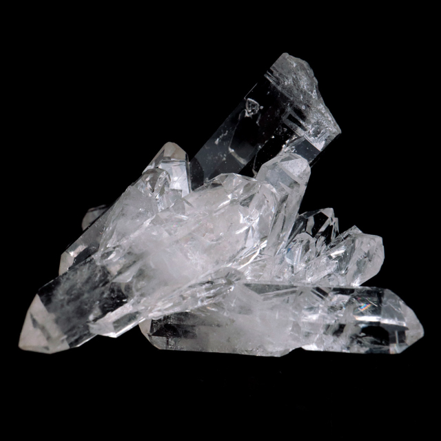 天然 水晶 クラスター ブラジル ゼッカ産 透明感が美しい ゼッカクォーツ 原石 天然石 1点物 パワーストーン ミニサイズ