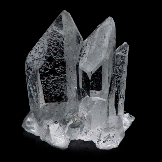 天然 水晶 クラスター ブラジル ゼッカ産 透明感が美しい ゼッカクォーツ 原石 天然石 1点物 パワーストーン ミニサイズ