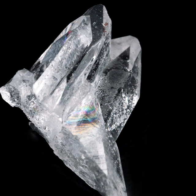 天然 水晶 クラスター ブラジル ゼッカ産 透明感が美しい ゼッカクォーツ 原石 天然石 1点物 パワーストーン ミニサイズ