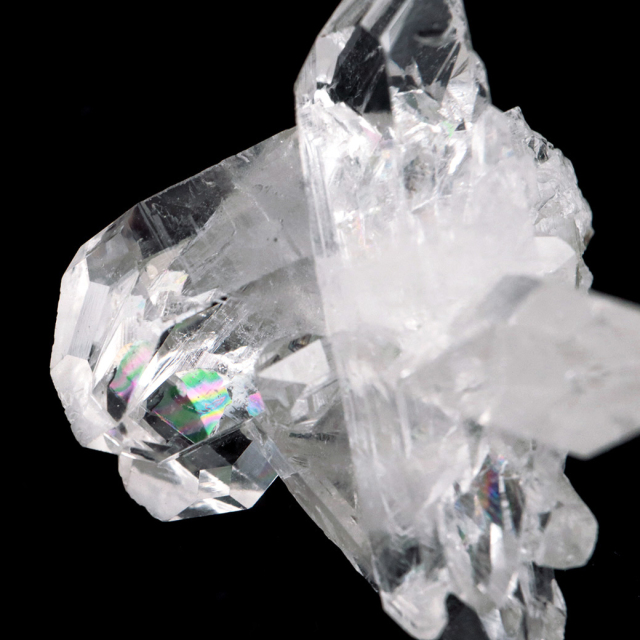 天然 水晶 クラスター ブラジル ゼッカ産 透明感が美しい ゼッカクォーツ 原石 天然石 1点物 パワーストーン ミニサイズ