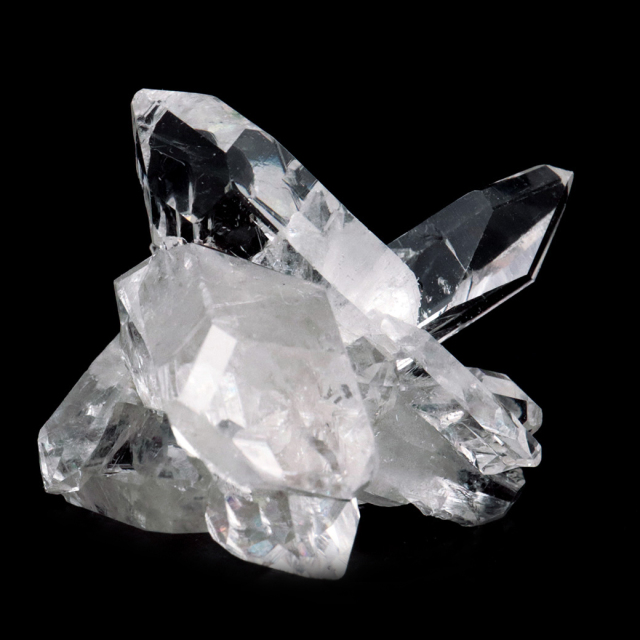 天然 水晶 クラスター ブラジル ゼッカ産 透明感が美しい ゼッカクォーツ 原石 天然石 1点物 パワーストーン ミニサイズ