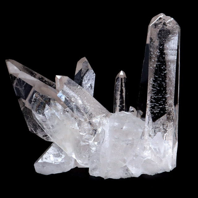 天然 水晶 クラスター ブラジル ゼッカ産 透明感が美しい ゼッカクォーツ 原石 天然石 1点物 パワーストーン