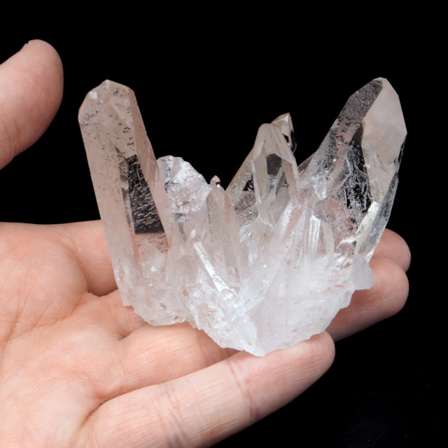 天然 水晶 クラスター ブラジル ゼッカ産 透明感が美しい ゼッカクォーツ 原石 天然石 1点物 パワーストーン