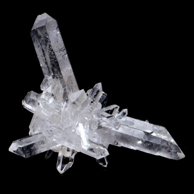 天然 水晶 クラスター ブラジル ゼッカ産 透明感が美しい ゼッカクォーツ 原石 天然石 1点物 パワーストーン