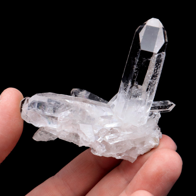 天然 水晶 クラスター ブラジル ゼッカ産 透明感が美しい ゼッカクォーツ 原石 天然石 1点物 パワーストーン