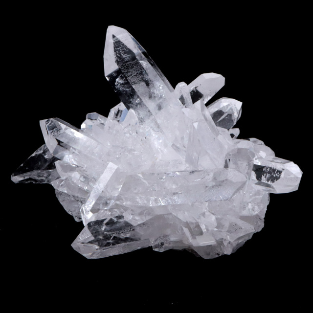 天然 水晶 クラスター ブラジル ゼッカ産 透明感が美しい ゼッカクォーツ 原石 天然石 1点物 パワーストーン