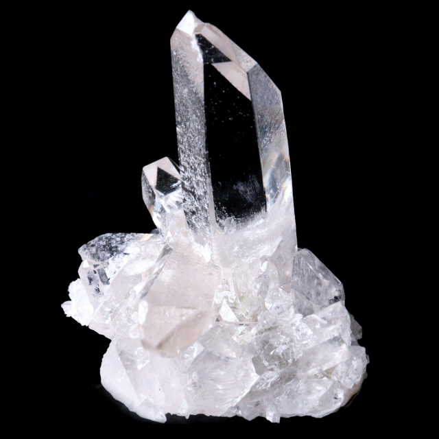 天然 水晶 クラスター 114g ブラジル ゼッカ産 透明感が美しい ゼッカクォーツ 原石 天然石 1点物 パワーストーン クリスタル