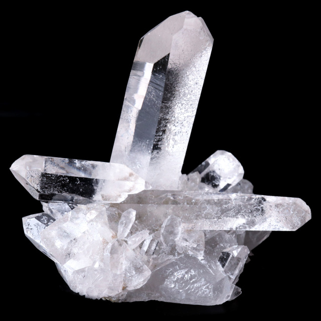 天然 水晶 クラスター 114g ブラジル ゼッカ産 透明感が美しい ゼッカクォーツ 原石 天然石 1点物 パワーストーン クリスタル