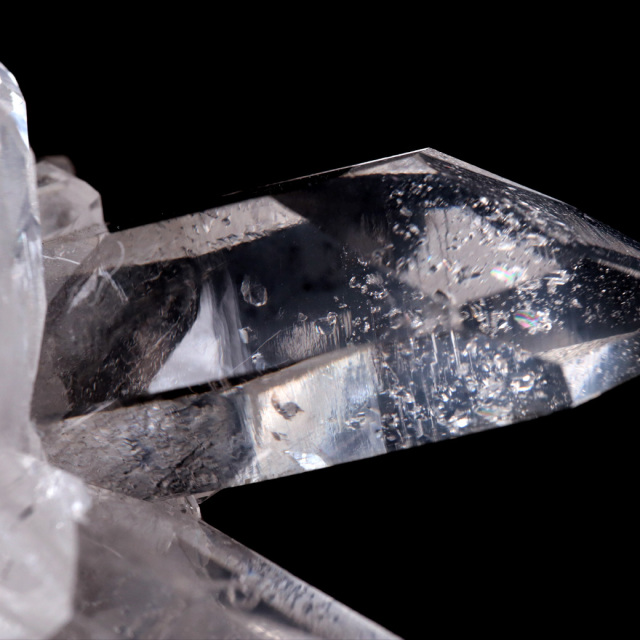 天然 水晶 クラスター 101g ブラジル ゼッカ産 透明感が美しい ゼッカクォーツ 原石 天然石 1点物 パワーストーン クリスタル