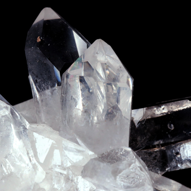 天然 水晶 クラスター 101g ブラジル ゼッカ産 透明感が美しい ゼッカクォーツ 原石 天然石 1点物 パワーストーン クリスタル