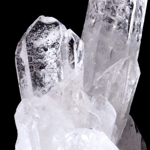 天然 水晶 クラスター 133g ブラジル ゼッカ産 透明感が美しい ゼッカクォーツ 原石 天然石 1点物 パワーストーン クリスタル