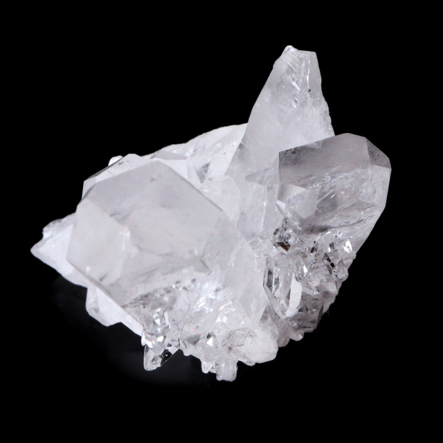 天然 水晶 クラスター 133g ブラジル ゼッカ産 透明感が美しい ゼッカクォーツ 原石 天然石 1点物 パワーストーン クリスタル