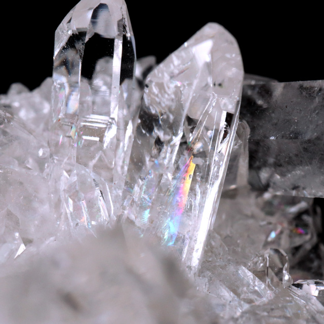 天然 水晶 クラスター 51g ブラジル ゼッカ産 透明感が美しい ゼッカクォーツ 原石 天然石 1点物 パワーストーン クリスタル