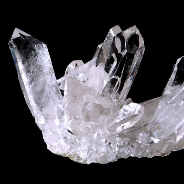 天然 水晶 クラスター 51g ブラジル ゼッカ産 透明感が美しい ゼッカクォーツ 原石 天然石 1点物 パワーストーン クリスタル