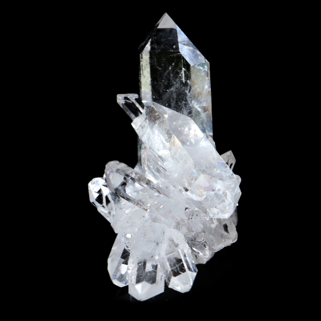 天然 水晶 クラスター ミニ ブラジル ゼッカ産 透明感が美しい ゼッカクォーツ 原石 天然石 1点物 パワーストーン クリスタル