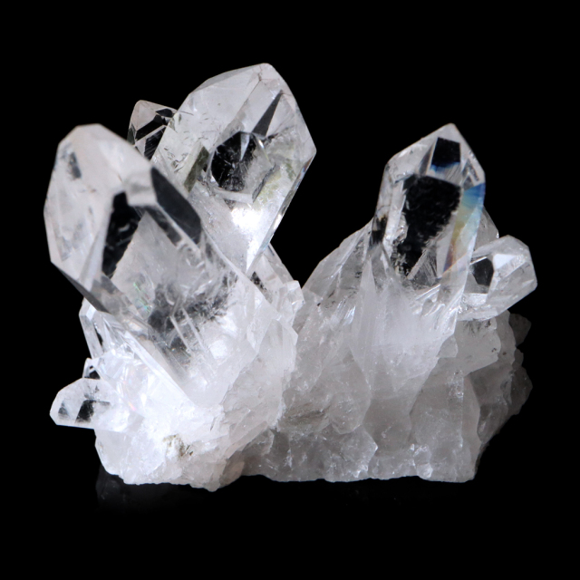 天然 水晶 クラスター ミニ ブラジル ゼッカ産 透明感が美しい ゼッカクォーツ 原石 天然石 1点物 パワーストーン クリスタル