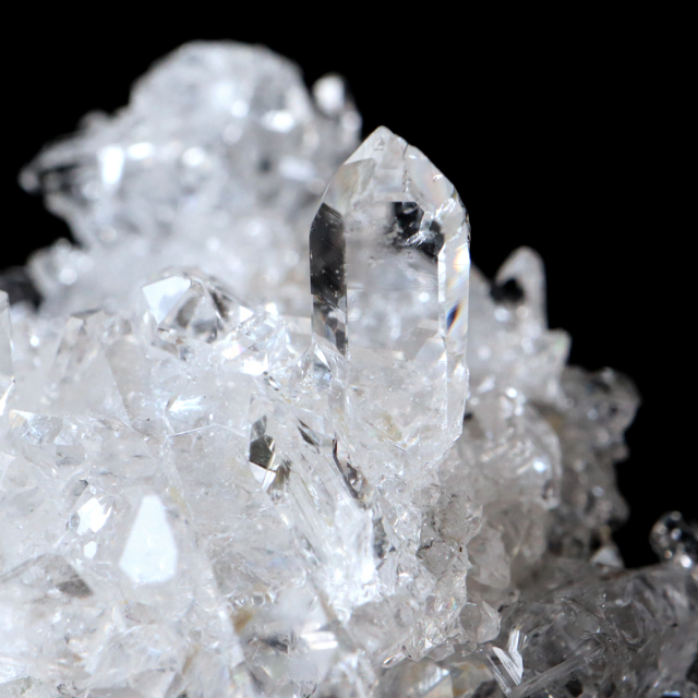 天然 水晶 クラスター ミニ ブラジル ゼッカ産 透明感が美しい ゼッカクォーツ 原石 天然石 1点物 パワーストーン クリスタル