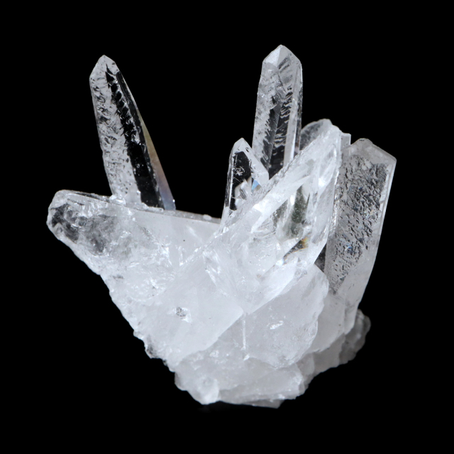 天然 水晶 クラスター ミニ ブラジル ゼッカ産 透明感が美しい ゼッカクォーツ 原石 天然石 1点物 パワーストーン クリスタル