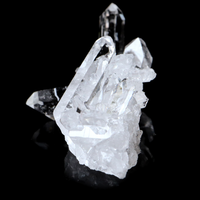 天然 水晶 クラスター ミニ ブラジル ゼッカ産 透明感が美しい ゼッカクォーツ 原石 天然石 1点物 パワーストーン クリスタル