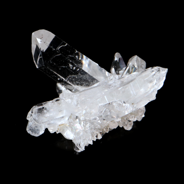 天然 水晶 クラスター ミニ ブラジル ゼッカ産 透明感が美しい ゼッカクォーツ 原石 天然石 1点物 パワーストーン クリスタル