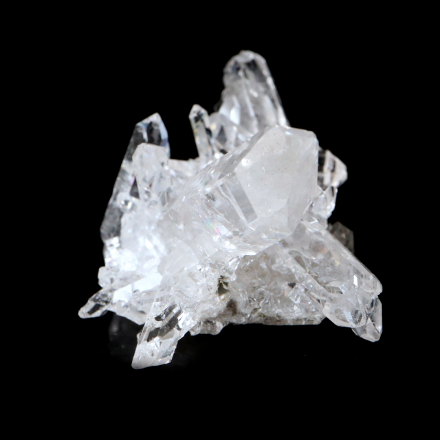 天然 水晶 クラスター ミニ ブラジル ゼッカ産 透明感が美しい ゼッカクォーツ 原石 天然石 1点物 パワーストーン クリスタル