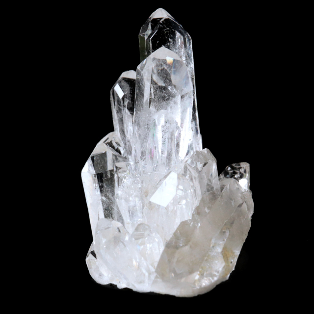 天然 水晶 クラスター ミニ ブラジル ゼッカ産 透明感が美しい ゼッカクォーツ 原石 天然石 1点物 パワーストーン クリスタル