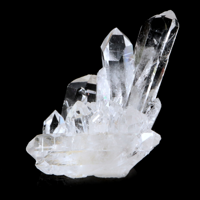 天然 水晶 クラスター ミニ ブラジル ゼッカ産 透明感が美しい ゼッカクォーツ 原石 天然石 1点物 パワーストーン クリスタル