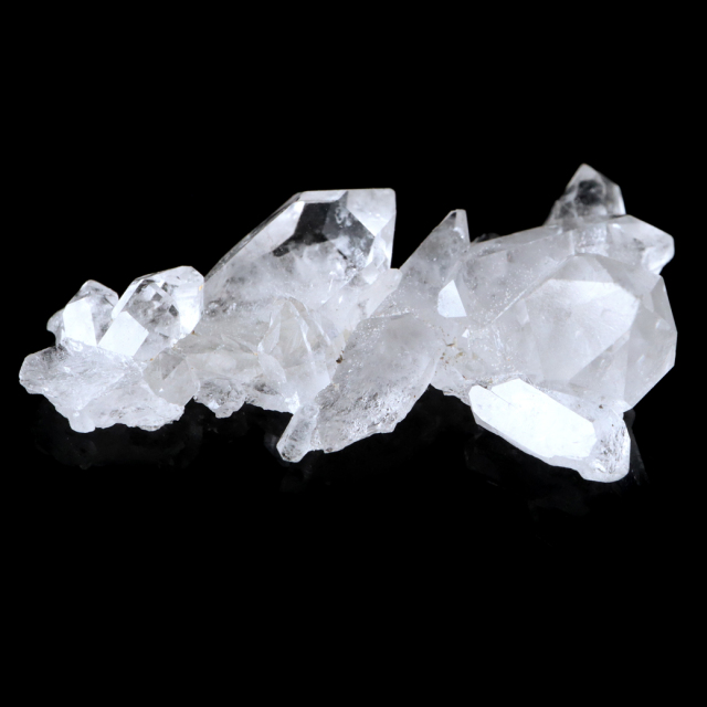 天然 水晶 クラスター ミニ ブラジル ゼッカ産 透明感が美しい ゼッカクォーツ 原石 天然石 1点物 パワーストーン クリスタル