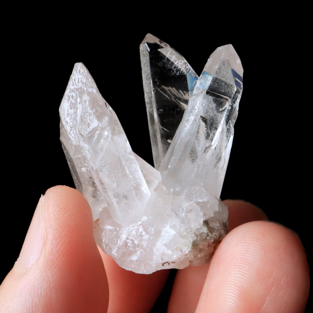 天然 水晶 クラスター ミニ ブラジル ゼッカ産 透明感が美しい ゼッカクォーツ 原石 天然石 1点物 パワーストーン クリスタル