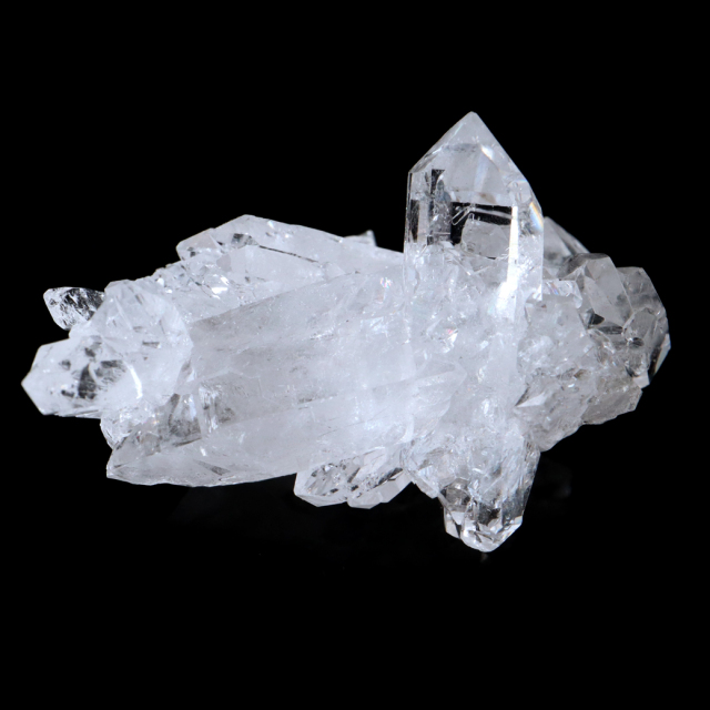 天然 水晶 クラスター ミニ ブラジル ゼッカ産 透明感が美しい ゼッカクォーツ 原石 天然石 1点物 パワーストーン クリスタル