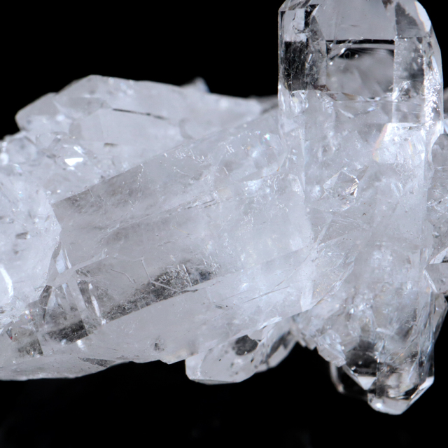 天然 水晶 クラスター ミニ ブラジル ゼッカ産 透明感が美しい ゼッカクォーツ 原石 天然石 1点物 パワーストーン クリスタル