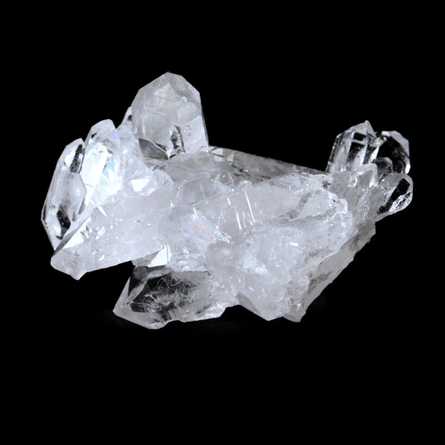 天然 水晶 クラスター ミニ ブラジル ゼッカ産 透明感が美しい ゼッカクォーツ 原石 天然石 1点物 パワーストーン クリスタル