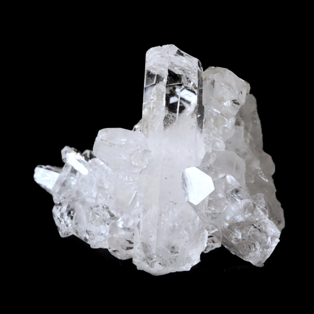 天然 水晶 クラスター ミニ ブラジル ゼッカ産 透明感が美しい ゼッカクォーツ 原石 天然石 1点物 パワーストーン クリスタル