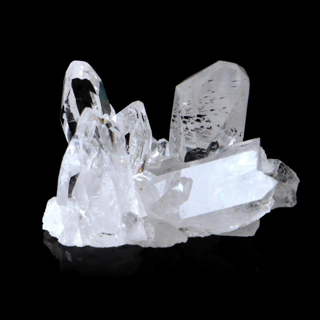 天然 水晶 クラスター ミニ ブラジル ゼッカ産 透明感が美しい ゼッカクォーツ 原石 天然石 1点物 パワーストーン クリスタル