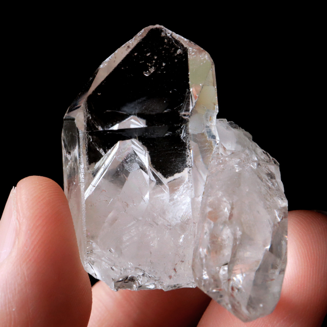 天然 水晶 クラスター ミニ ブラジル ゼッカ産 透明感が美しい ゼッカクォーツ 原石 天然石 1点物 パワーストーン クリスタル