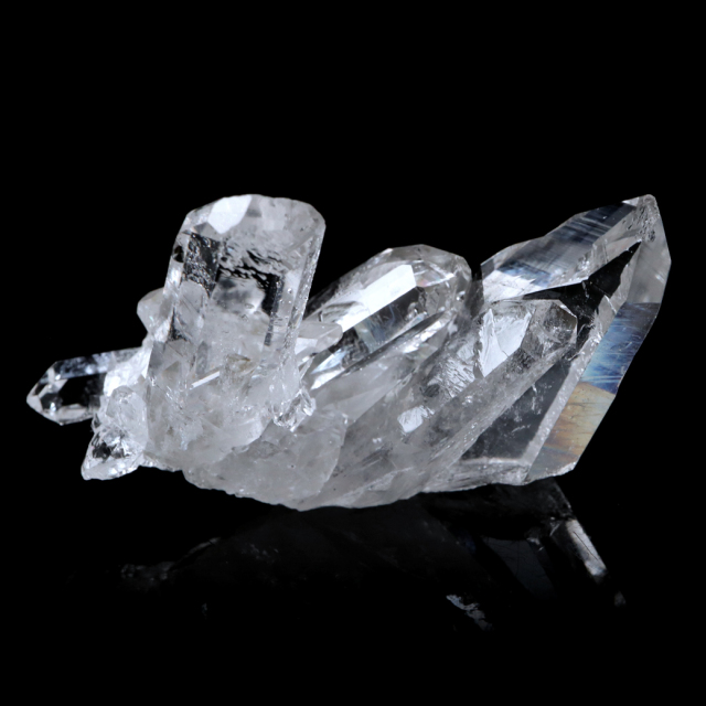 天然 水晶 クラスター ミニ ブラジル ゼッカ産 透明感が美しい ゼッカクォーツ 原石 天然石 1点物 パワーストーン クリスタル