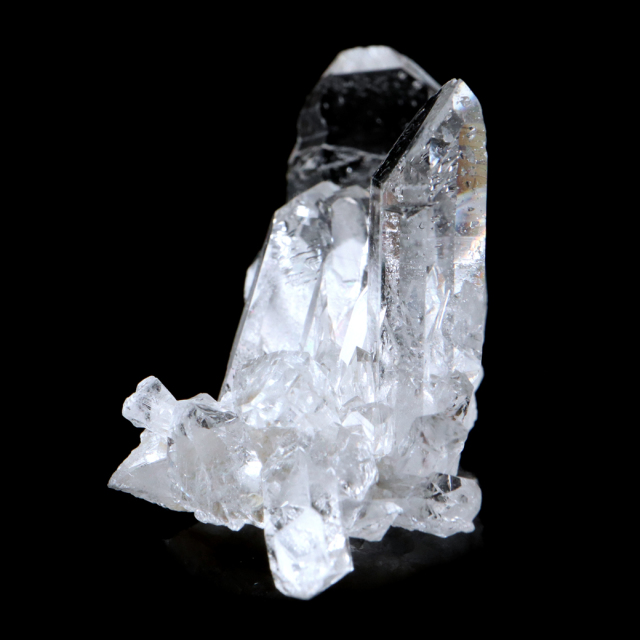 天然 水晶 クラスター ミニ ブラジル ゼッカ産 透明感が美しい ゼッカクォーツ 原石 天然石 1点物 パワーストーン クリスタル