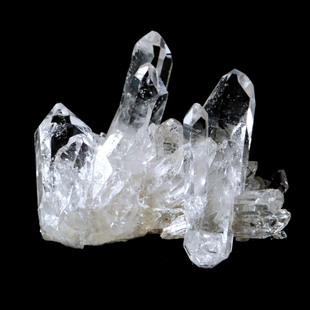 天然 水晶 クラスター ミニ ブラジル ゼッカ産 透明感が美しい ゼッカクォーツ 原石 天然石 1点物 パワーストーン クリスタル