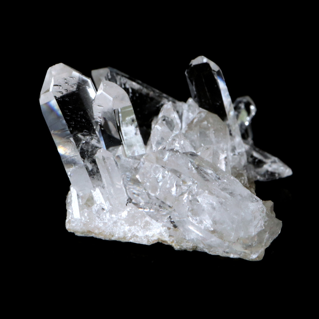 天然 水晶 クラスター ミニ ブラジル ゼッカ産 透明感が美しい ゼッカクォーツ 原石 天然石 1点物 パワーストーン クリスタル
