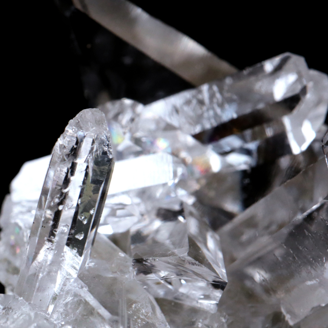 天然 水晶 クラスター ミニ ブラジル ゼッカ産 透明感が美しい ゼッカクォーツ 原石 天然石 1点物 パワーストーン クリスタル