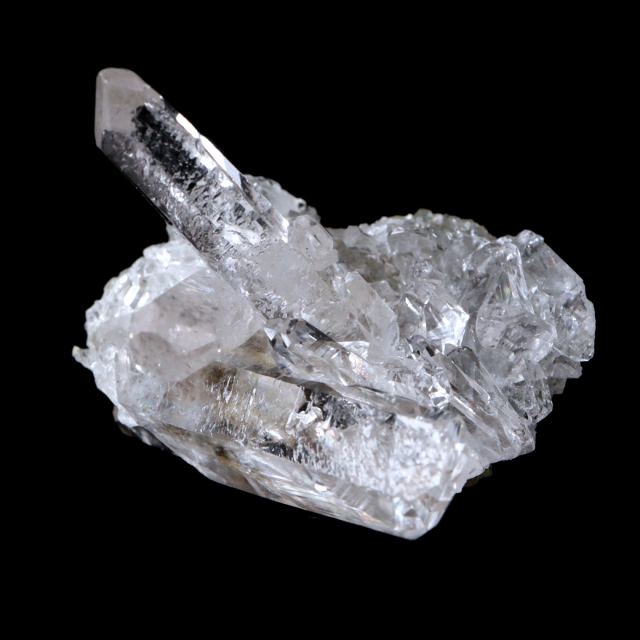 天然 水晶 クラスター ミニ ブラジル ゼッカ産 透明感が美しい ゼッカクォーツ 原石 天然石 1点物 パワーストーン クリスタル