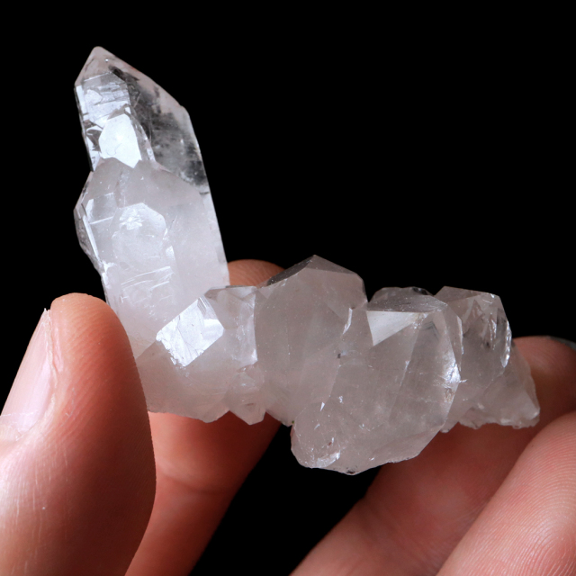 天然 水晶 クラスター ミニ ブラジル ゼッカ産 透明感が美しい ゼッカクォーツ 原石 天然石 1点物 パワーストーン クリスタル