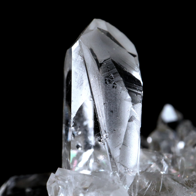 天然 水晶 クラスター ミニ ブラジル ゼッカ産 透明感が美しい ゼッカクォーツ 原石 天然石 1点物 パワーストーン クリスタル