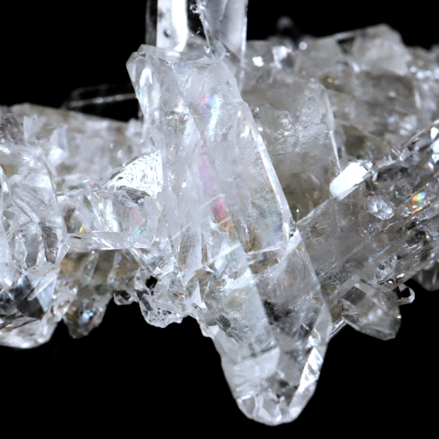 天然 水晶 クラスター ミニ ブラジル ゼッカ産 透明感が美しい ゼッカクォーツ 原石 天然石 1点物 パワーストーン クリスタル
