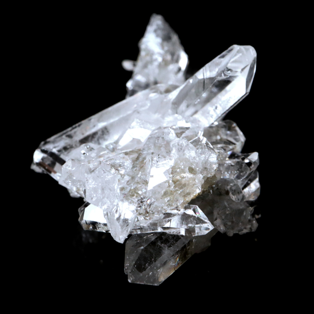 天然 水晶 クラスター ミニ ブラジル ゼッカ産 透明感が美しい ゼッカクォーツ 原石 天然石 1点物 パワーストーン クリスタル