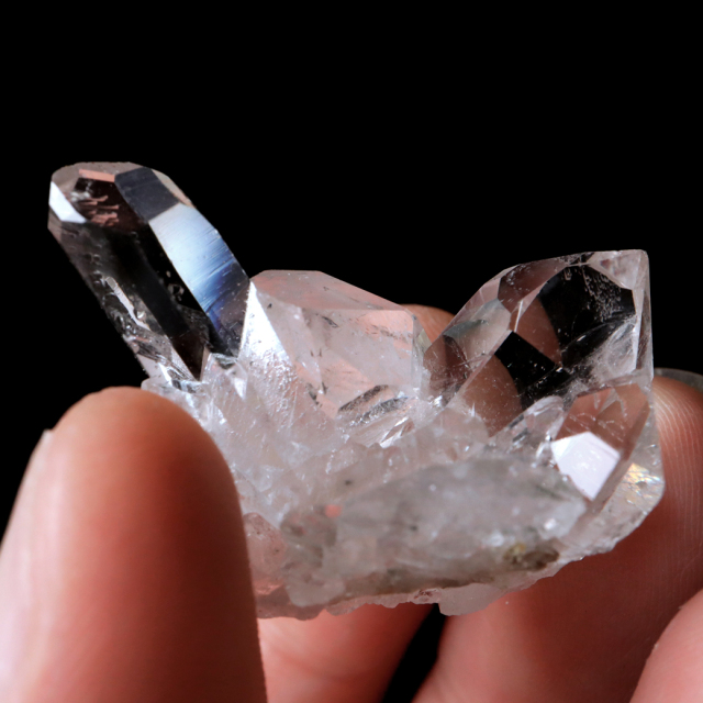 天然 水晶 クラスター ミニ ブラジル ゼッカ産 透明感が美しい ゼッカクォーツ 原石 天然石 1点物 パワーストーン クリスタル