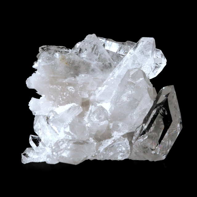 天然 水晶 クラスター ミニ ブラジル ゼッカ産 透明感が美しい ゼッカクォーツ 原石 天然石 1点物 パワーストーン クリスタル