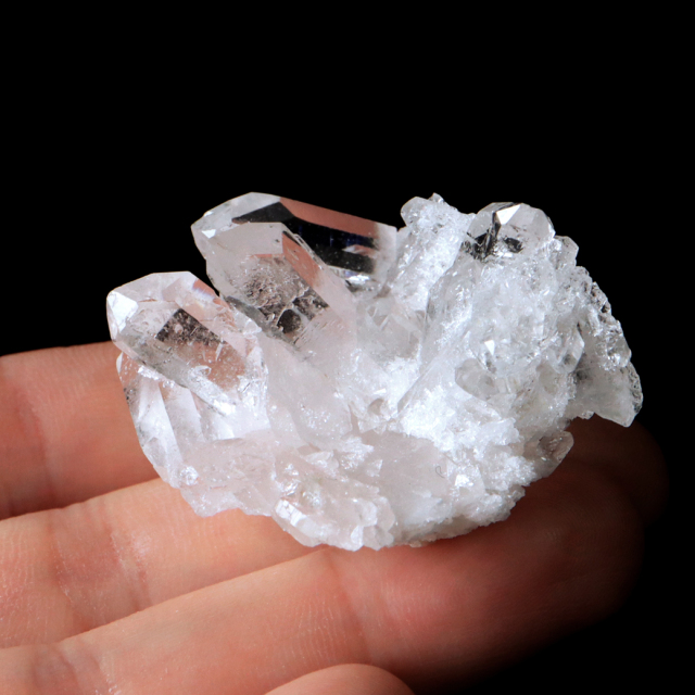 天然 水晶 クラスター ミニ ブラジル ゼッカ産 透明感が美しい ゼッカクォーツ 原石 天然石 1点物 パワーストーン クリスタル