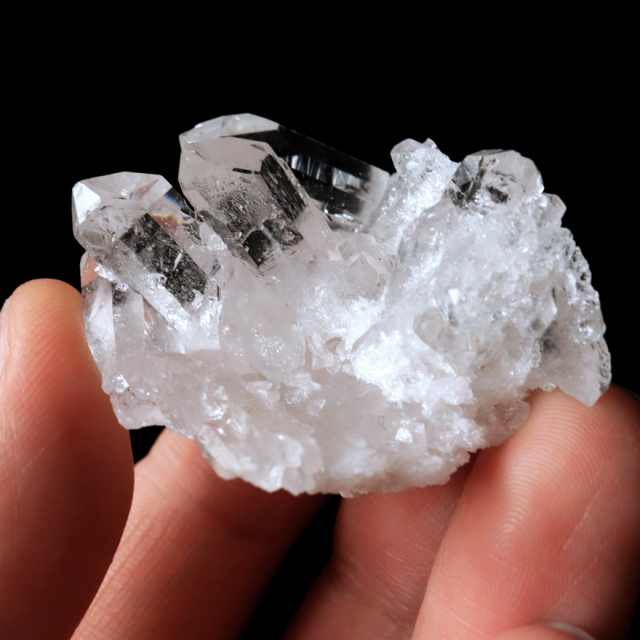 天然 水晶 クラスター ミニ ブラジル ゼッカ産 透明感が美しい ゼッカクォーツ 原石 天然石 1点物 パワーストーン クリスタル