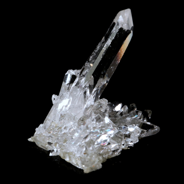 天然 水晶 クラスター ミニ ブラジル ゼッカ産 透明感が美しい ゼッカクォーツ 原石 天然石 1点物 パワーストーン クリスタル